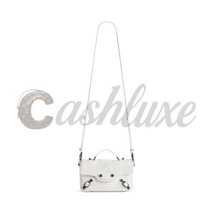 Alternative view of Balenciaga Women’s Le City Flap Bag Nano In Optic White 865857