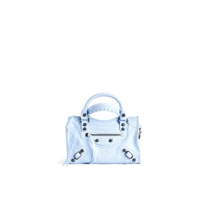 Balenciaga Women’s Le City Bag Mini In Cloudy Blue 806395