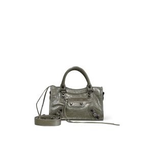 Balenciaga Women’s Le City Bag Mini In Army Green 865763