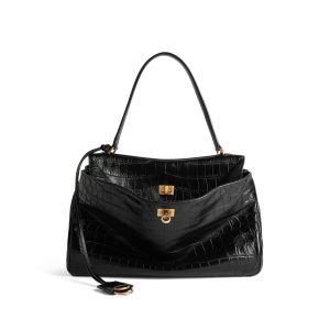Balenciaga Women’s Rodeo Handbag Medium in Black 789772 ##