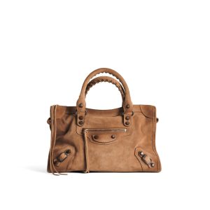 Balenciaga Women’s Le City Bag Small in Camel 811442
