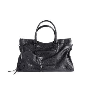 Balenciaga Le City Bag Large In Black 808388
