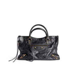 Balenciaga Women’s Le City Bag Medium In Black 823058 #3