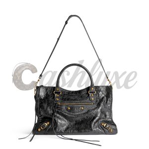 Alternative view of Balenciaga Women’s Le City Bag Medium In Black 823058 #3