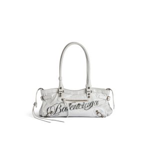 Balenciaga Women’s Le City Bag East-West In Light Grey 845704