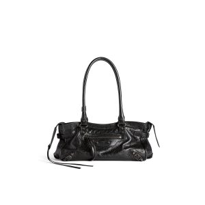 Balenciaga Women’s Le City Bag East-West In Black 845704