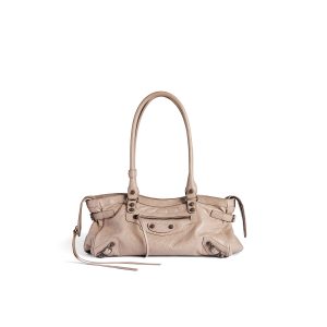 Balenciaga Women’s Le City Bag East-West In Sesame 845704