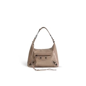 Balenciaga Women’s Le City Hobo Bag Small In Sesame 852569