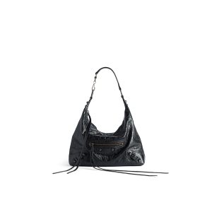 Balenciaga Women’s Le City Hobo Bag Small In Black 852569