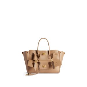 Balenciaga Women’s Bel Air Carry All Bag Small in Latte 812545