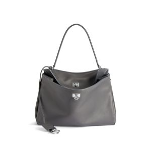 Balenciaga Women’s Rodeo Handbag Medium in Grey 789772