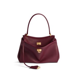 Balenciaga Women’s Rodeo Handbag Small in Dark Burgundy 789779