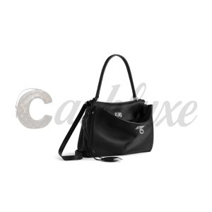 Alternative view of Balenciaga Women’s Rodeo Handbag Small Grained Calfskin in Black 789779