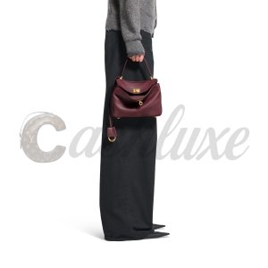 Alternative view of Balenciaga Women’s Rodeo Handbag Mini in Dark Burgundy 795456