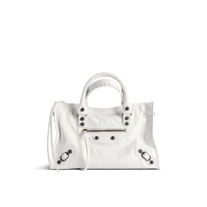 Balenciaga Women’s Le City Bag Small in White 811442