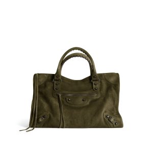 Balenciaga Women’s Le City Bag Medium in Khaki  823058