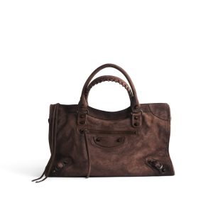 Balenciaga Women’s Le City Bag Medium in Light Espresso 823058