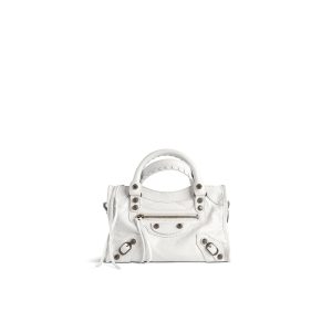 Balenciaga Women’s Le City Bag Mini In Optic White 806395