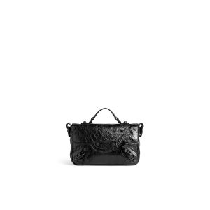 Balenciaga Women’s Le City Flap Bag Nano In Black 865857